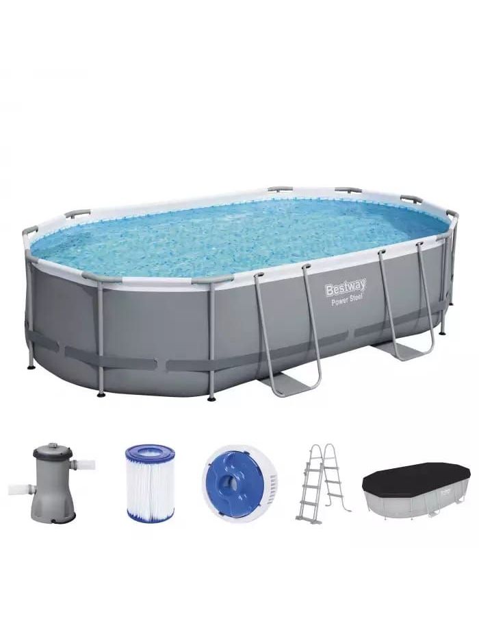 Каркасный бассейн BestWay Power Steel 488x305x107cm 56448
Каркасный бассейн BestWay Power Steel 488x305x107cm 56448