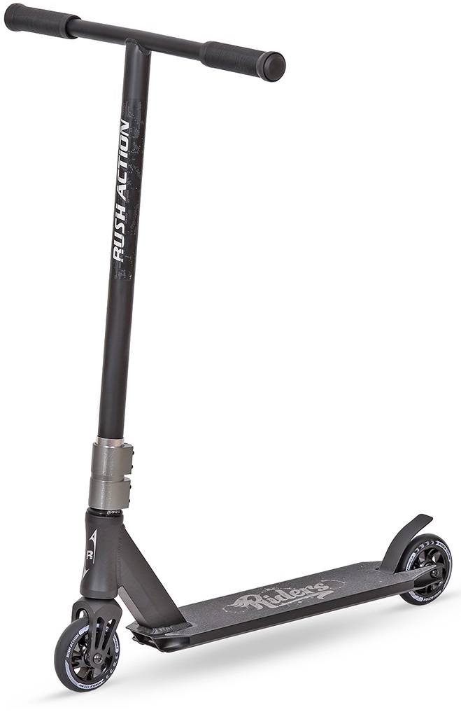 Самокат RT Rush Action 253239, Серый/черный 
Самокат RT Rush Action 253239, Серый/черный