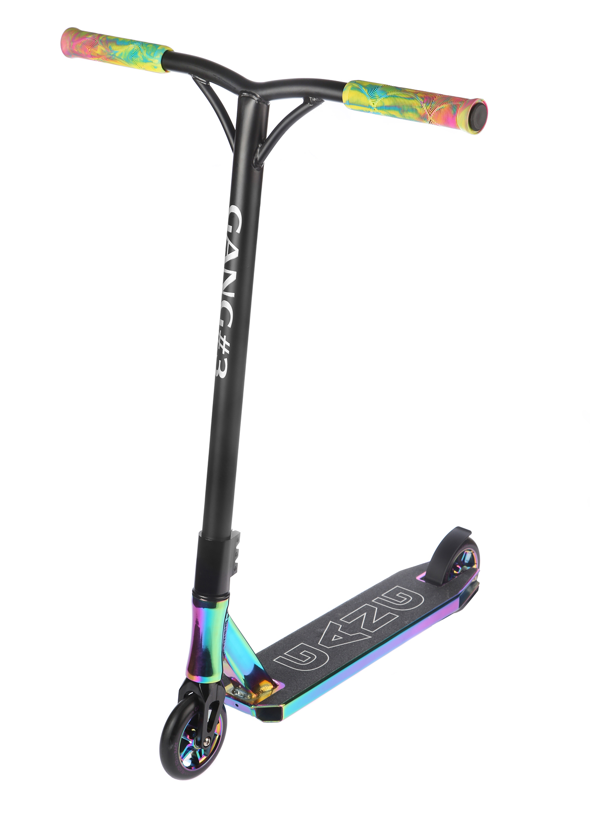Самокат трюковой GANG #3 Neo, Мультиколор/черный
Самокат трюковой GANG #3 Neo, Мультиколор/черный