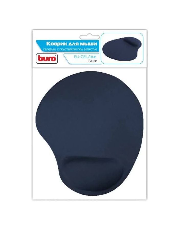 Коврик Buro для мыши BU-GEL Blue (817305)
Коврик Buro для мыши BU-GEL Blue (817305)