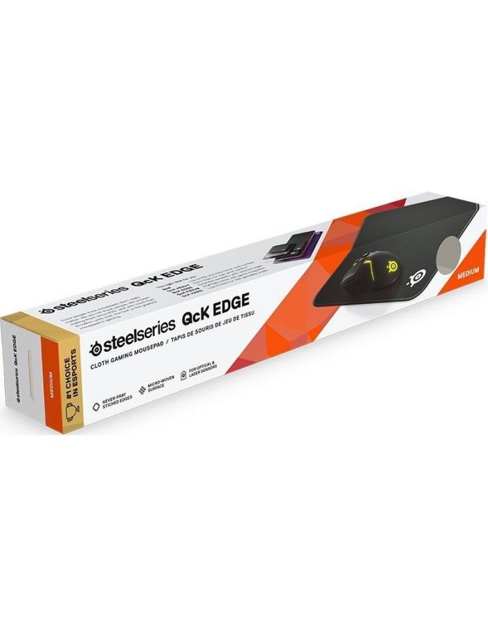 Коврик Steelseries Medium QcK Edge Black (63822)
Коврик Steelseries Medium QcK Edge Black (63822)