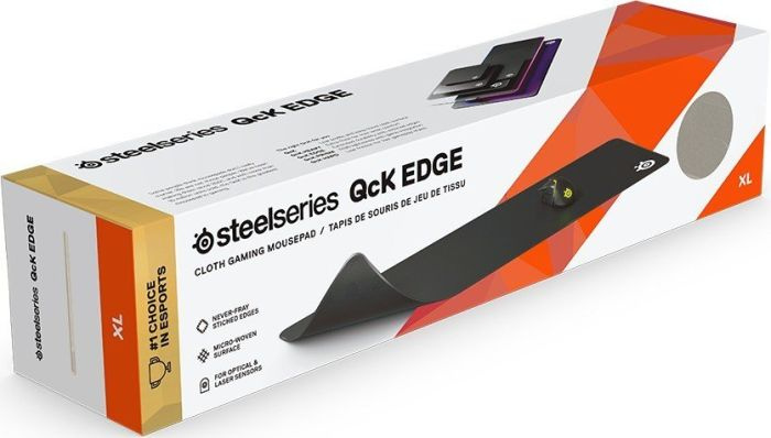 Коврик Steelseries QcK Edge XL Black (63824)
Коврик Steelseries QcK Edge XL Black (63824)