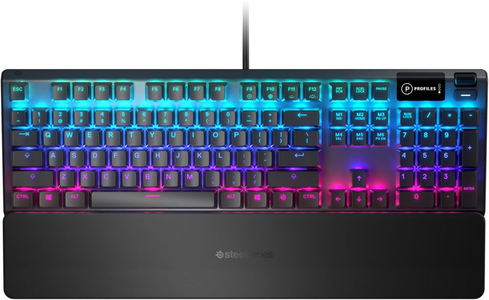 Клавиатура Steelseries Apex 5 RU механическая черный USB Multimedia for gamer LED (подставка для запястий)
Клавиатура Steelseries Apex 5 RU механическая черный USB Multimedia for gamer LED (подставка для запястий)