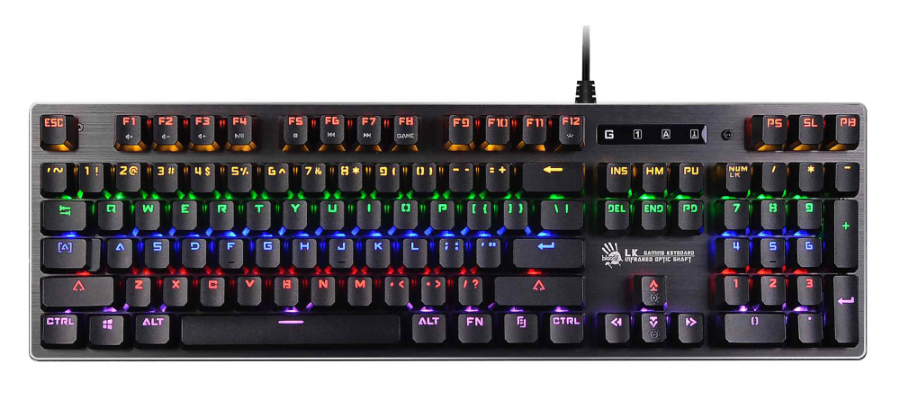 Клавиатура A4Tech Bloody B760 Neon механическая черный USB for gamer LED
Клавиатура A4Tech Bloody B760 Neon механическая черный USB for gamer LED