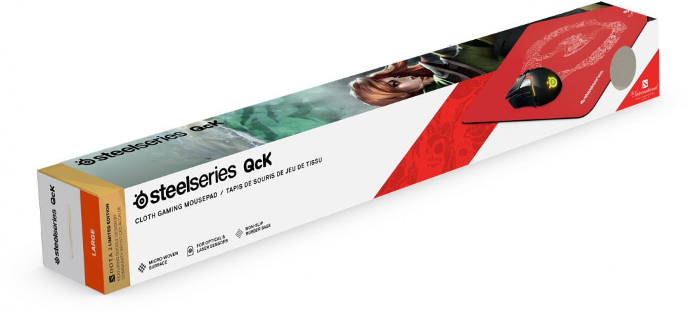 Коврик для мыши Steelseries QcK Large Dota 2 Edition рисунок/красный (63834), Красный;рисунок
Коврик для мыши Steelseries QcK Large Dota 2 Edition рисунок/красный (63834), Красный;рисунок