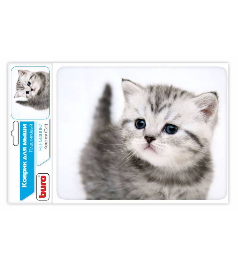 Коврик Buro для мыши BU-M40087 рисунок/котенок
Коврик Buro для мыши BU-M40087 рисунок/котенок