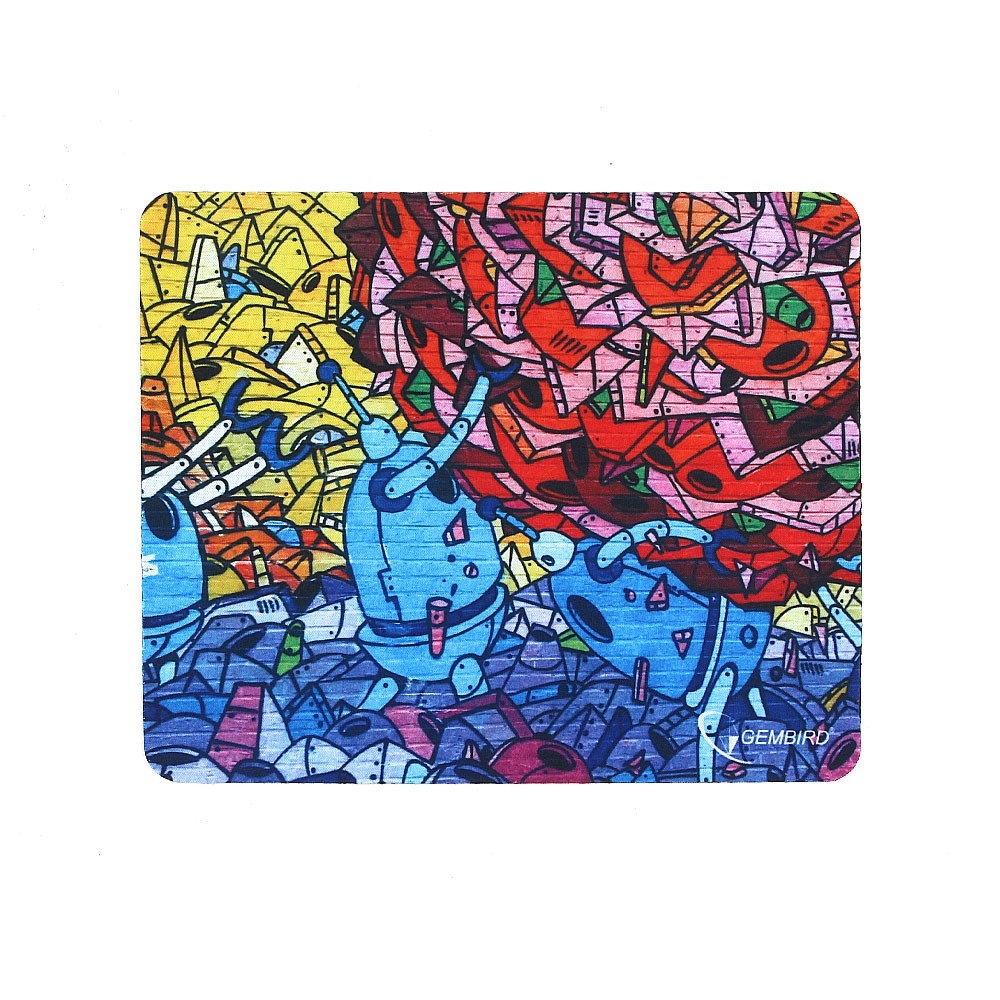 Коврик для мыши Gembird MP-ROBO, Разноцветный
Коврик для мыши Gembird MP-ROBO, Разноцветный