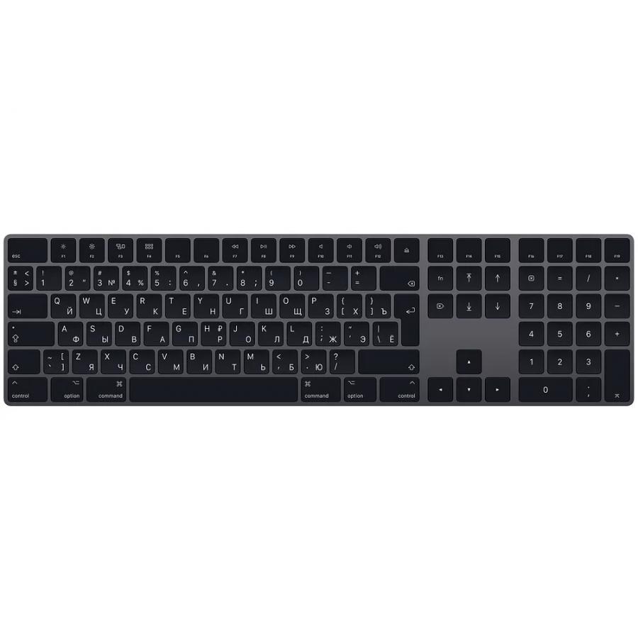 Клавиатура Apple Magic Keyboard with Numeric Keypad (MRMH2RS/A) Space Gray Bluetooth, Серый
Клавиатура Apple Magic Keyboard with Numeric Keypad (MRMH2RS/A) Space Gray Bluetooth, Серый