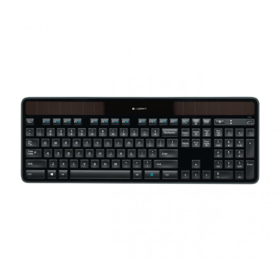 Клавиатура Logitech SOLAR K750 wireless, Черный
Клавиатура Logitech SOLAR K750 wireless, Черный