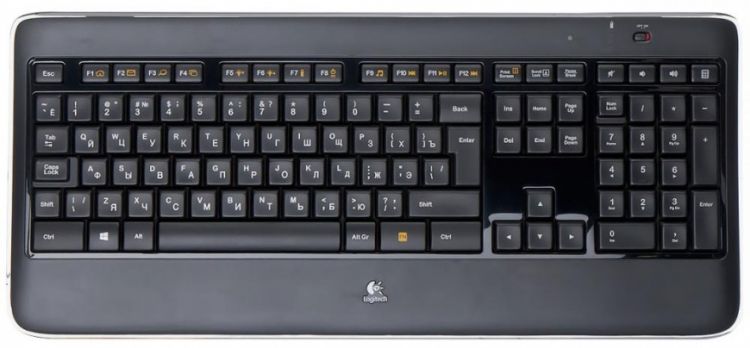 Клавиатура Logitech Wireless Illuminated Keyboard K800 Black USB, Черный
Клавиатура Logitech Wireless Illuminated Keyboard K800 Black USB, Черный