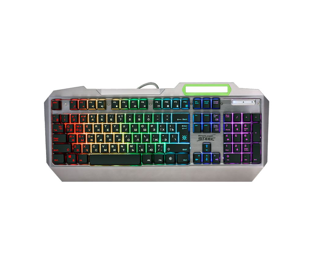 Клавиатура Defender Stainless steel GK-150DL серый
Клавиатура Defender Stainless steel GK-150DL серый