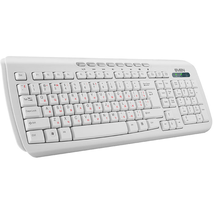 Клавиатура Sven KB-C3050 белая (112 кл, Белый
Клавиатура Sven KB-C3050 белая (112 кл, Белый
