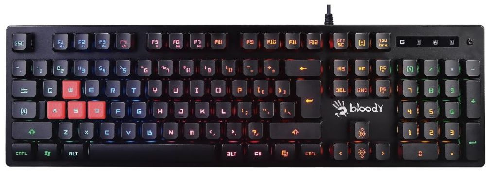Клавиатура A4 Bloody B160N черный 
Клавиатура A4 Bloody B160N черный
