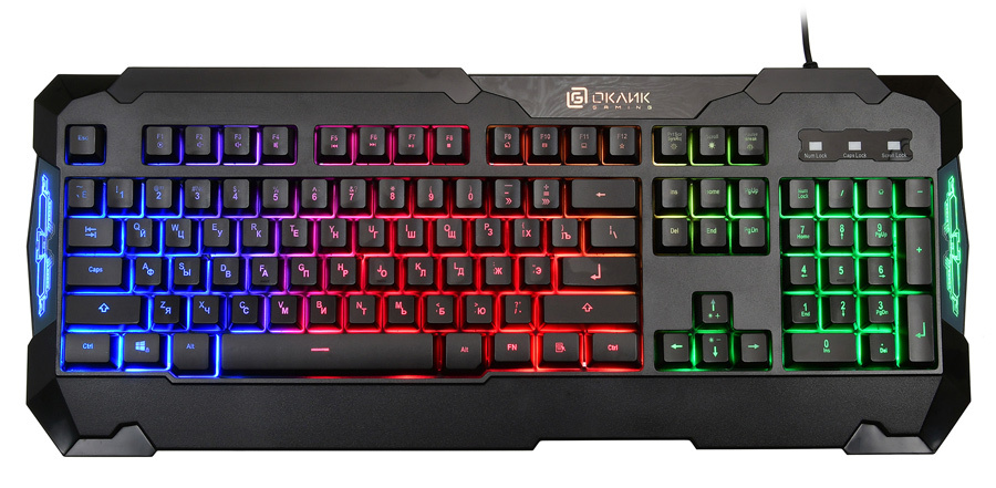 Клавиатура Oklick 721G SHERIFF черный
Клавиатура Oklick 721G SHERIFF черный