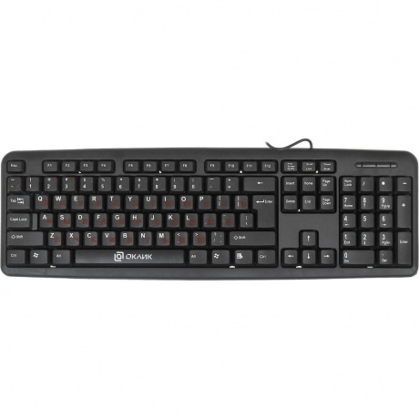 Клавиатура Oklick 90M черный
Клавиатура Oklick 90M черный