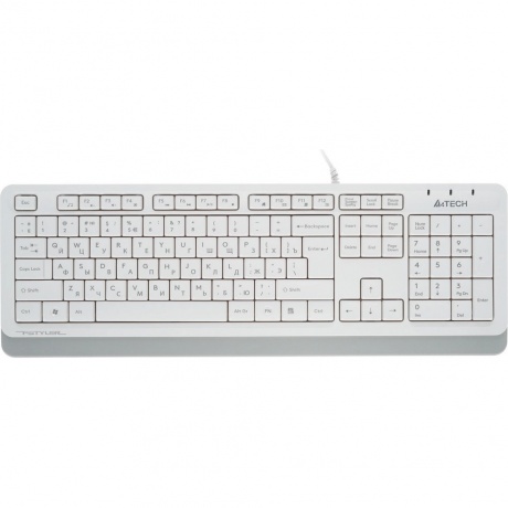 Клавиатура A4Tech Fstyler FK10 белый/серый
Клавиатура A4Tech Fstyler FK10 белый/серый