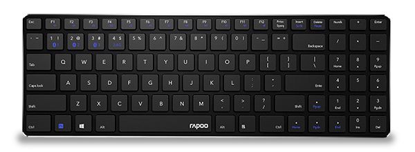 Клавиатура Rapoo E9100M черный
Клавиатура Rapoo E9100M черный