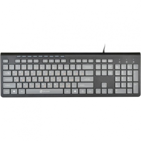 Клавиатура Oklick 480M серый/черный
Клавиатура Oklick 480M серый/черный