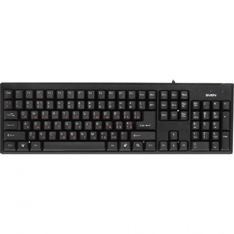 Клавиатура Sven Standard 303 Power black (SV-03100303PU), Черный
Клавиатура Sven Standard 303 Power black (SV-03100303PU), Черный