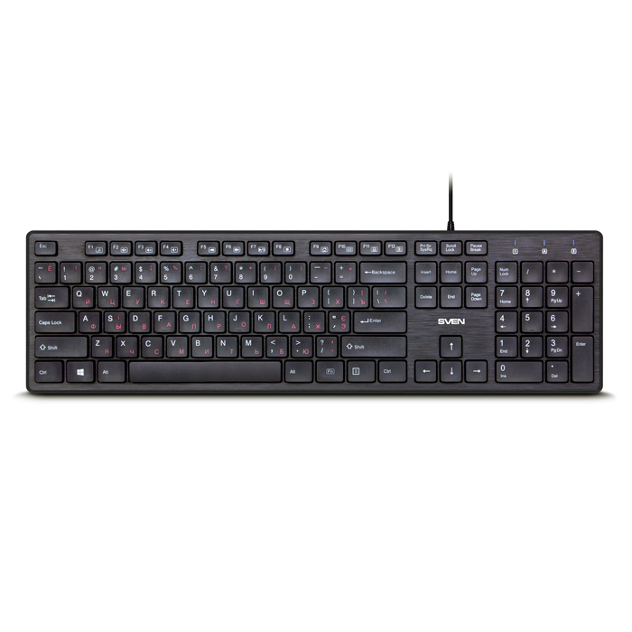 Клавиатура Sven KB-E5600H
Клавиатура Sven KB-E5600H