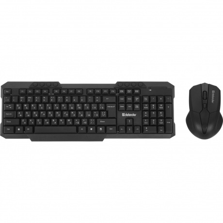 Набор клавиатура+мышь Defender Jakarta C-805 черный
Набор клавиатура+мышь Defender Jakarta C-805 черный
