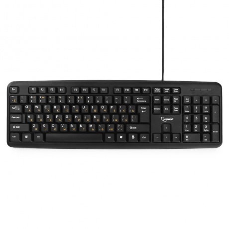 Клавиатура Gembird KB-8320U-BL Black USB
Клавиатура Gembird KB-8320U-BL Black USB