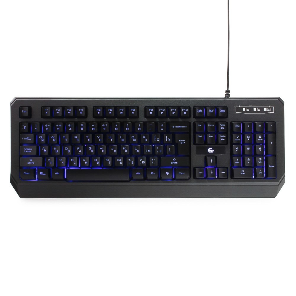 Клавиатура Gembird KB-G20L, Черный
Клавиатура Gembird KB-G20L, Черный