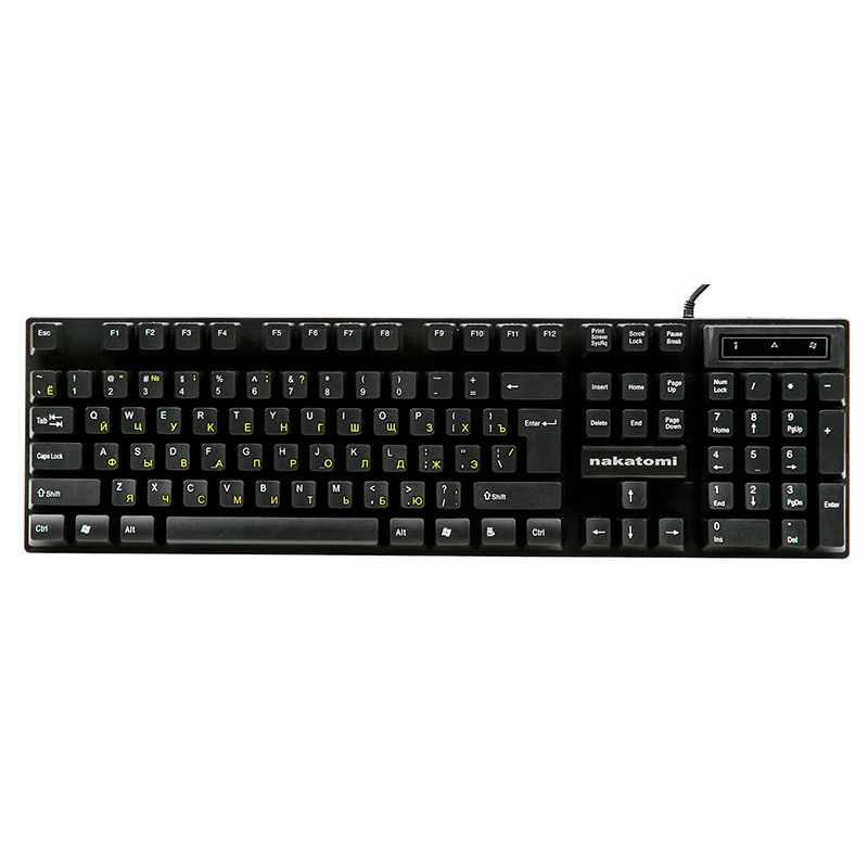 Клавиатура Nakatomi Navigator KN-06U, Черный
Клавиатура Nakatomi Navigator KN-06U, Черный