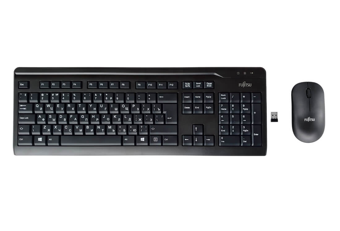 Клавиатура+мышь Fujitsu LX410 клав:черный мышь:черный USB беспроводная
Клавиатура+мышь Fujitsu LX410 клав:черный мышь:черный USB беспроводная