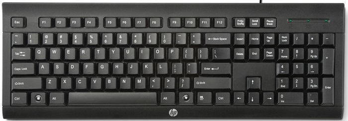 Клавиатура HP K1500 черный USB
Клавиатура HP K1500 черный USB