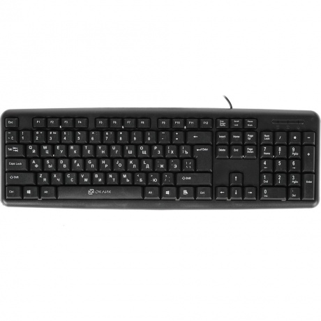 Клавиатура Oklick 180V2 черный USB
Клавиатура Oklick 180V2 черный USB