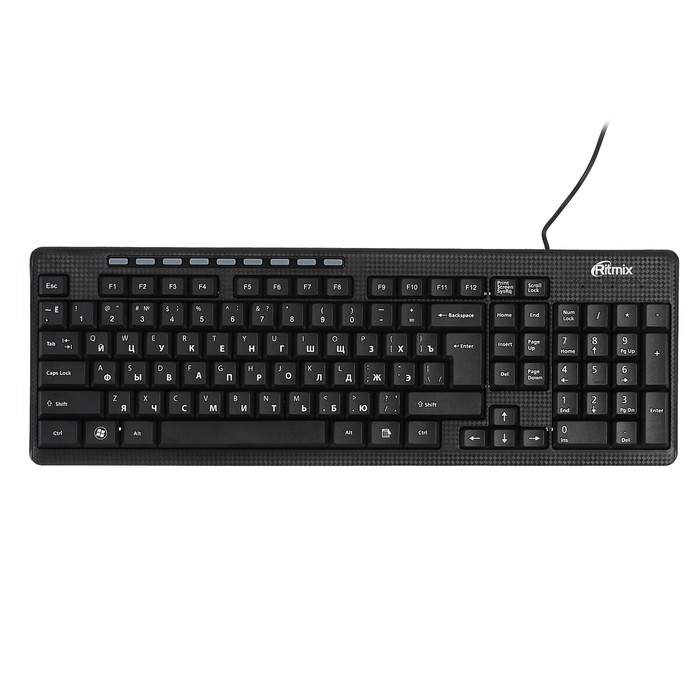 Клавиатура RITMIX RKB-155, Черный
Клавиатура RITMIX RKB-155, Черный