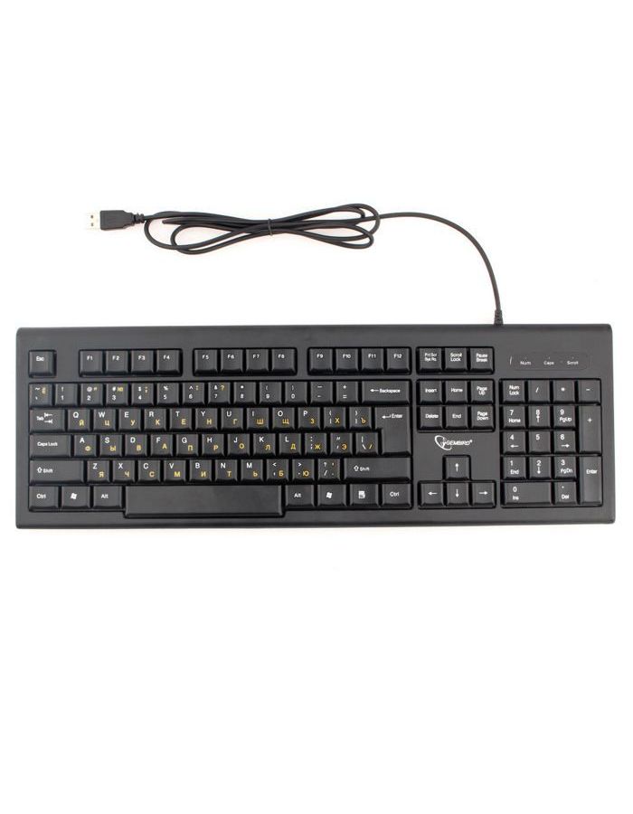 Клавиатура Gembird KB-8354U-BL Black USB, Черный
Клавиатура Gembird KB-8354U-BL Black USB, Черный