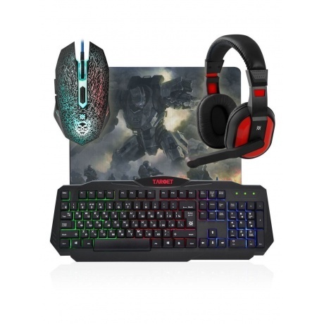 Набор клавиатура+мышь Defender Target MKP-350 (52350), Черный
Набор клавиатура+мышь Defender Target MKP-350 (52350), Черный