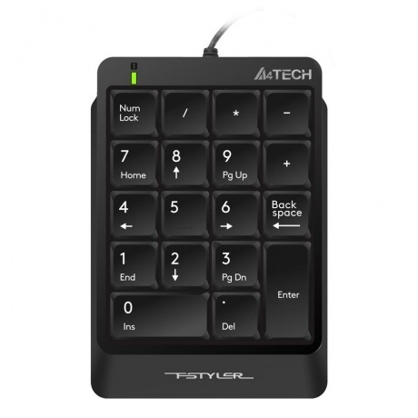 Числовой блок A4Tech Fstyler FK13P черный
Числовой блок A4Tech Fstyler FK13P черный