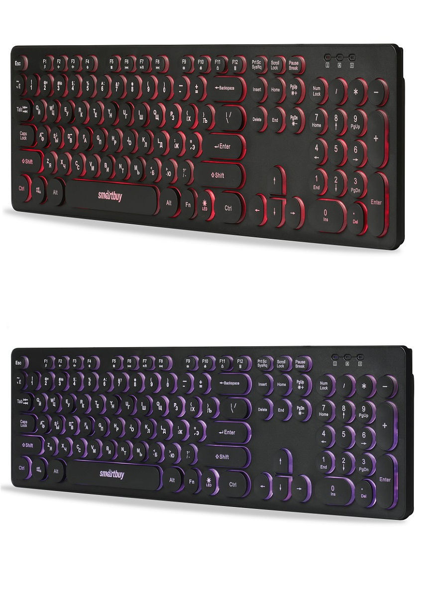 Клавиатура SmartBuy One SBK-328U-K Black
Клавиатура SmartBuy One SBK-328U-K Black