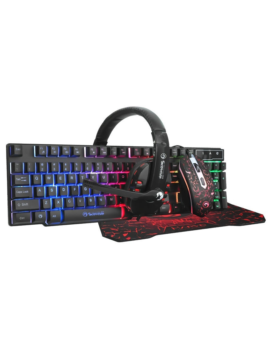 Набор клавиатура+мышь Marvo CM370 (MR17
Набор клавиатура+мышь Marvo CM370 (MR17