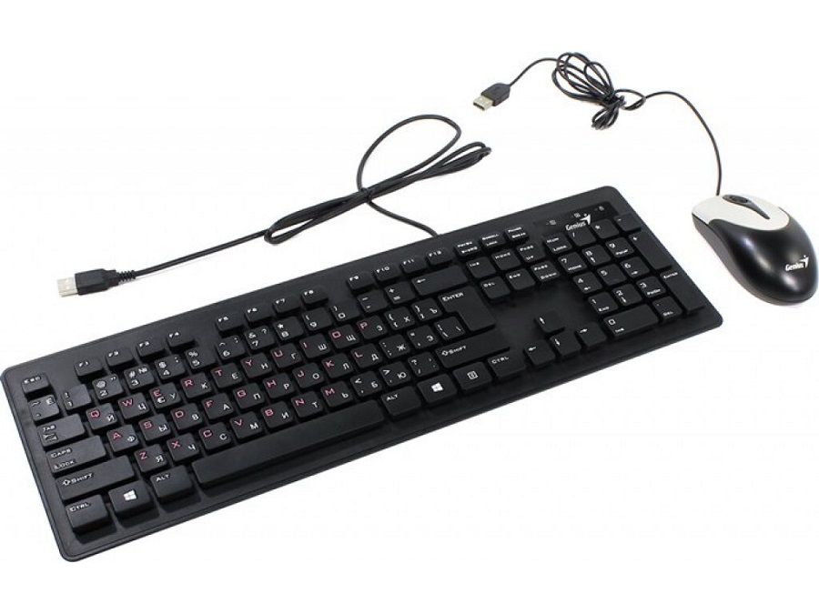 Набор клавиатура+мышь Genius SlimStar C115 (31330212100
Набор клавиатура+мышь Genius SlimStar C115 (31330212100