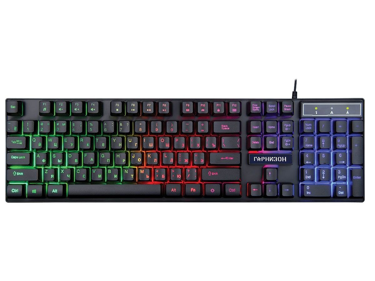 Клавиатура Гарнизон GK-200GL Black, Черный
Клавиатура Гарнизон GK-200GL Black, Черный