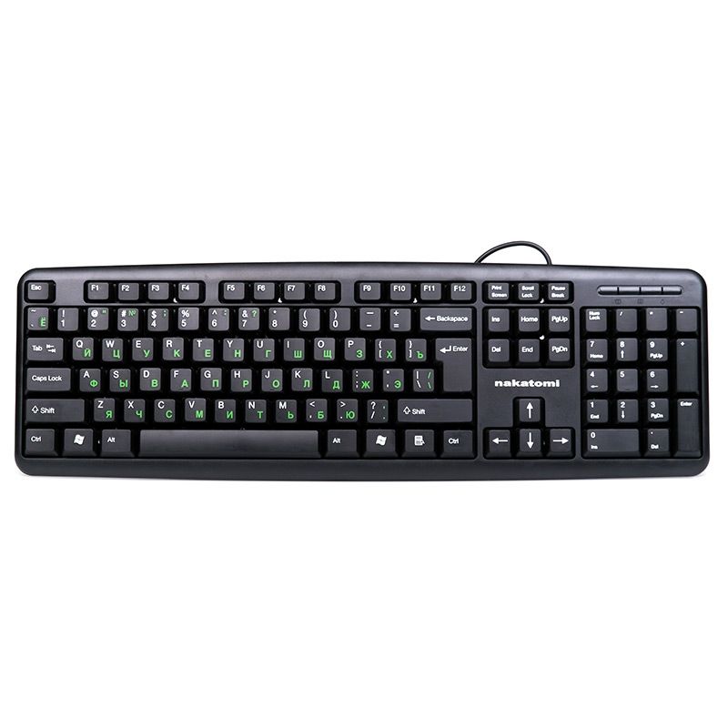 Клавиатура Nakatomi Navigator KN-02P Black, Черный
Клавиатура Nakatomi Navigator KN-02P Black, Черный