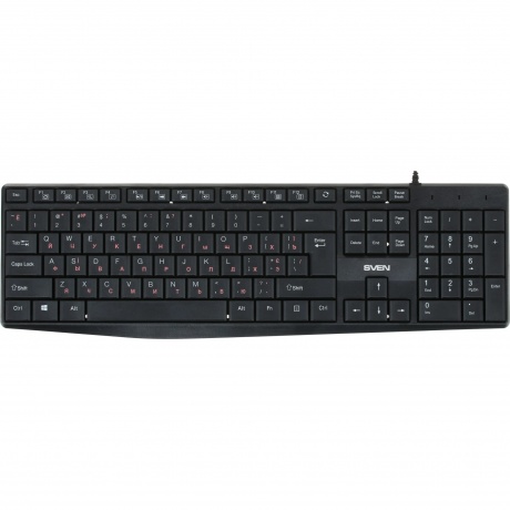 Клавиатура Sven KB-S305, Черный
Клавиатура Sven KB-S305, Черный