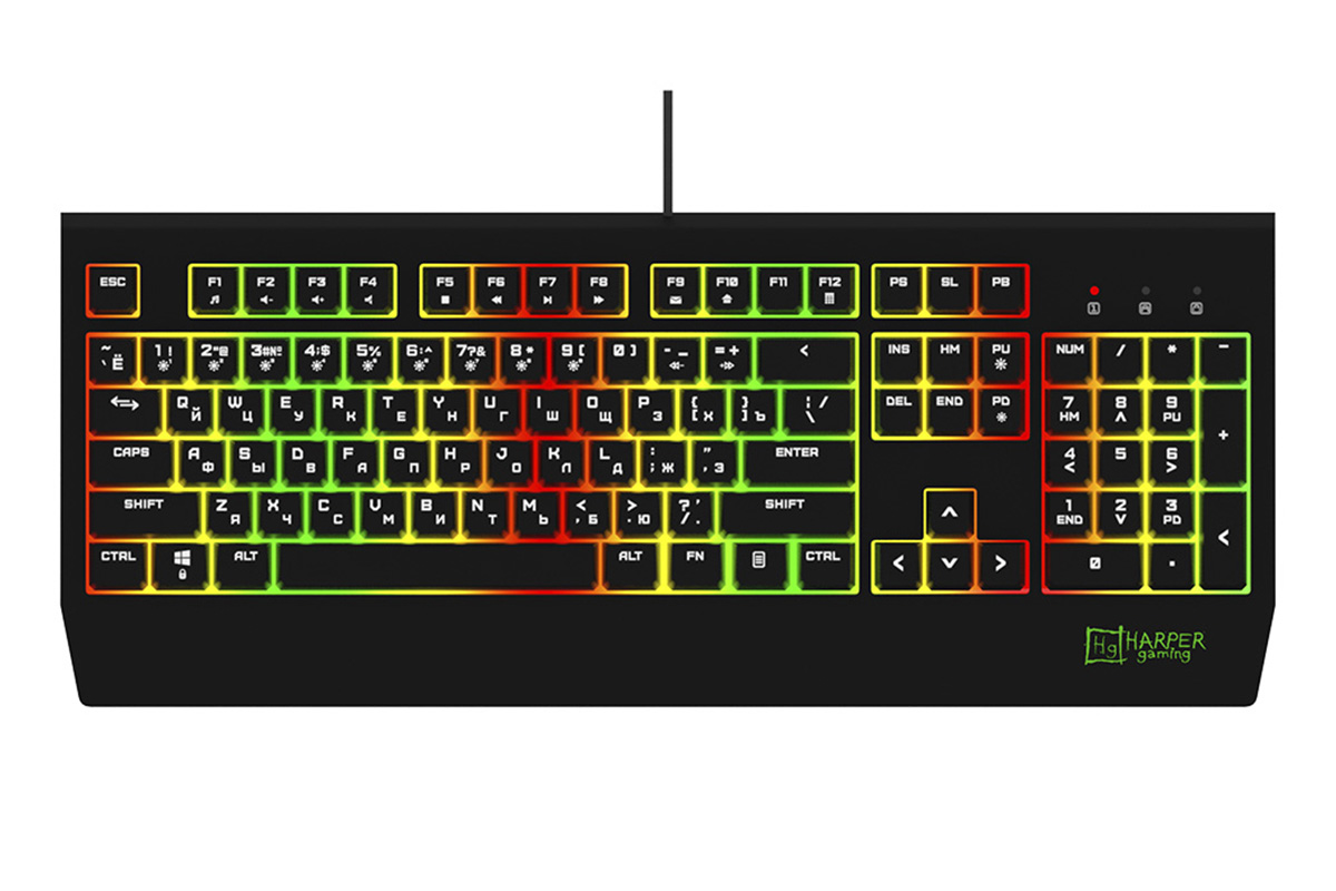 Клавиатура Harper Gaming GKB-25
Клавиатура Harper Gaming GKB-25