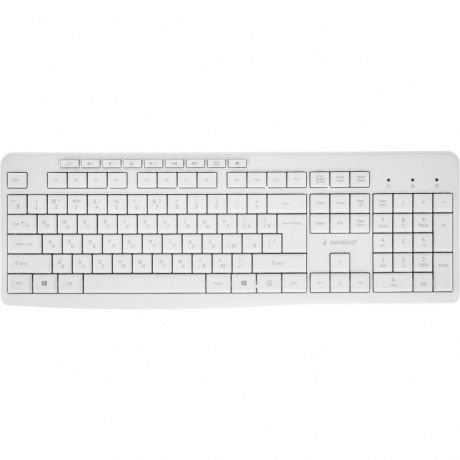 Клавиатура Gembird KB-8430M white (KB-8430M), Белый
Клавиатура Gembird KB-8430M white (KB-8430M), Белый
