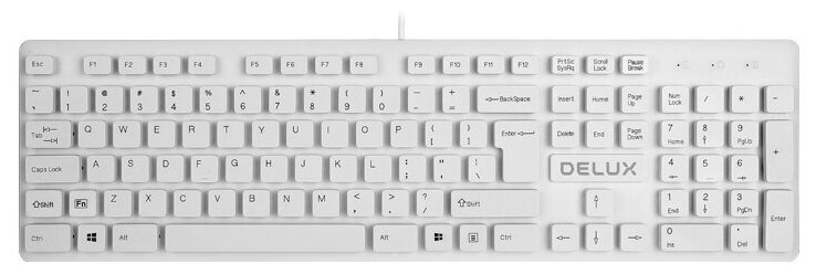 Клавиатура Delux KA150U White, Белый
Клавиатура Delux KA150U White, Белый