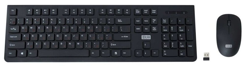 Набор клавиатура+мышь STM 304SW черный
Набор клавиатура+мышь STM 304SW черный