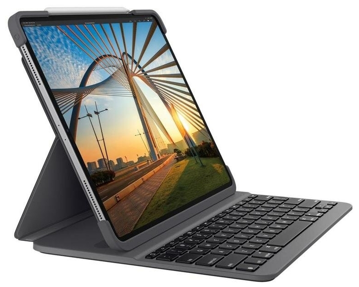 Клавиатура Logitech Keyboard Slim Folio Pro for iPad Pro (920-009988), Серый
Клавиатура Logitech Keyboard Slim Folio Pro for iPad Pro (920-009988), Серый