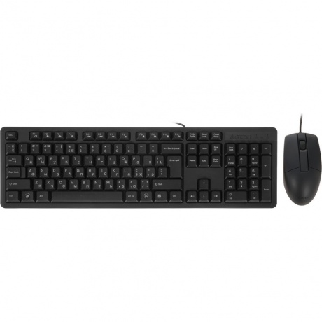 Набор Клавиатура + мышь A4Tech KK-3330S черный
Набор Клавиатура + мышь A4Tech KK-3330S черный