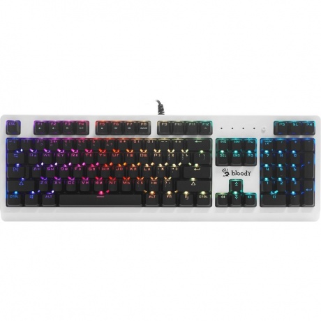 Клавиатура A4Tech Bloody B810RC белый/черный
Клавиатура A4Tech Bloody B810RC белый/черный
