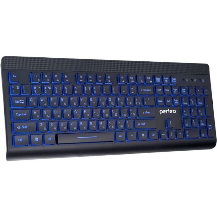 Клавиатура Perfeo BACKLIGHT Multimedia, подсв. кнопок/букв USB, чёрная,PF-843
Клавиатура Perfeo BACKLIGHT Multimedia, подсв. кнопок/букв USB, чёрная,PF-843