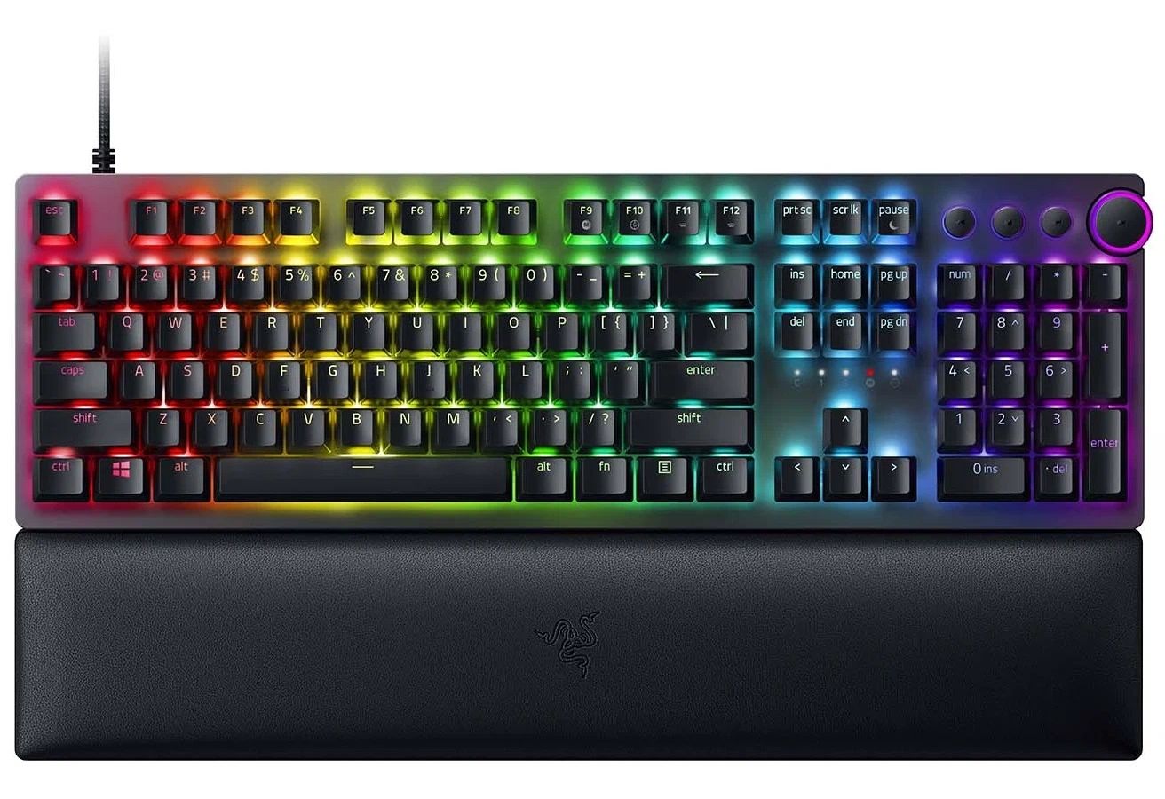 Клавиатура Razer Huntsman V2 Red Switch (RZ03-03930700-R3R1), Черный
Клавиатура Razer Huntsman V2 Red Switch (RZ03-03930700-R3R1), Черный